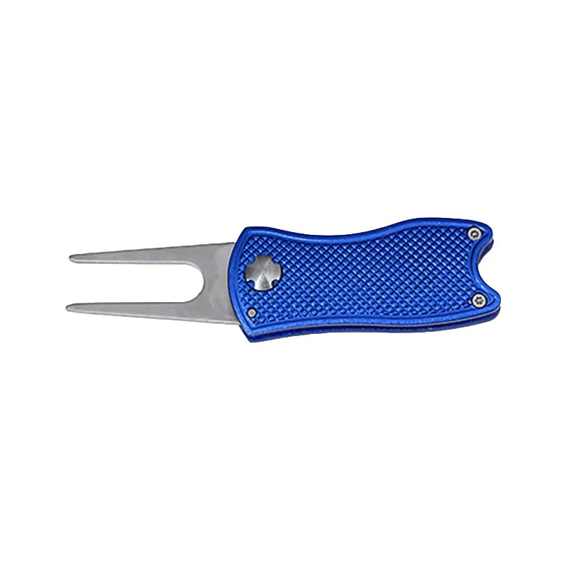 Foldable Golf Divot Tool with Magnetic Ball Marker